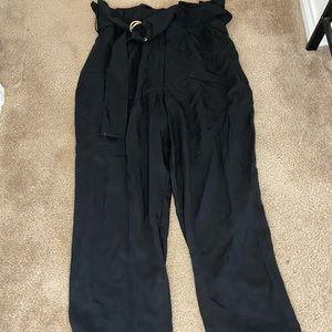 Tularosa Paperbag Waist Pants in Black